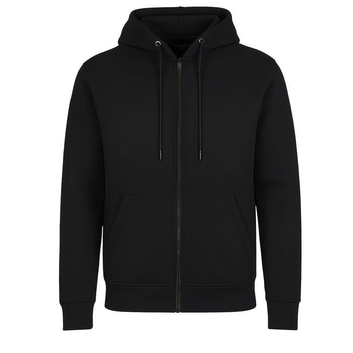 Men’s Fleece-Lined Full-Zip Hoodie (S-3XL)